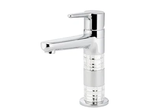SYSTEM CRYSTAL - Single lever basin mixer, high model - Tap by THG Paris