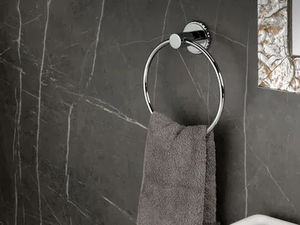 SYSTEM CRYSTAL - Towel ring - Sanitary accessories by THG Paris