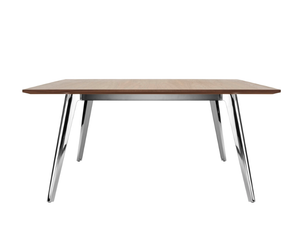 1545 - Square wooden table - Table by Thonet