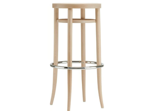 204 MH - High stool with moulded plywood seat - Stool by Thonet