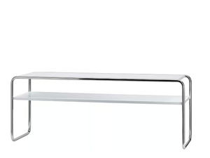 B 20 A/1 - B 20 B/1 - Rectangular coffee table with integrated magazine rack - Coffee table by Thonet