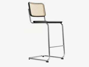 S 32 VH - Cantilever high stool with footrest - Stool by Thonet