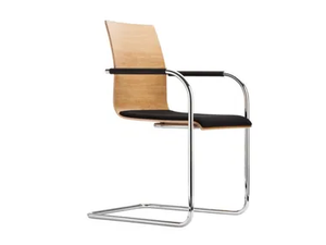 S 53 SPF - Cantilever chair with armrests - Chair by Thonet
