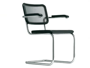 S 64 N - Cantilever mesh chair with armrests - Chair by Thonet