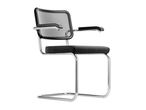 S 64 SPVN - Cantilever upholstered mesh chair - Chair by Thonet