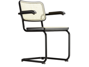 S 64 - Steel chair with armrests - Chair by Thonet