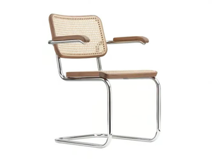 S 64 V Pure Materials - Cantilever chair with armrests - Chair by Thonet