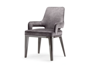 ASPEN - Upholstered chair with armrests - Chair by Tirolo