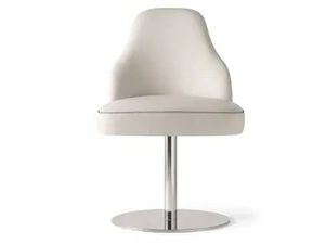 CHICAGO - Upholstered leather chair - Chair by Tirolo