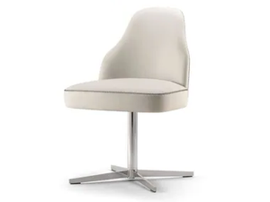 CHICAGO - Upholstered with 4-spoke base chair - Chair by Tirolo