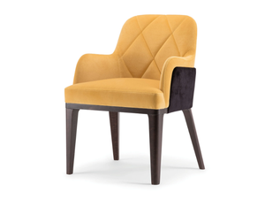 GILL - Upholstered fabric chair with armrests - Chair by Tirolo
