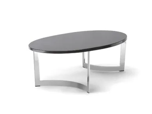 HUGO - Oval metal coffee table - Coffee table by Tirolo