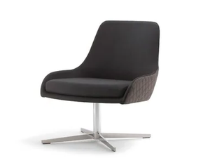 JO - With 4-spoke base fabric easy chair - Armchair by Tirolo