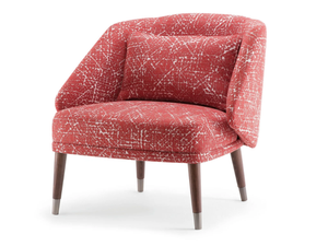 MEG - Upholstered easy chair with armrests - Armchair by Tirolo