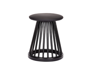 FAN - Low upholstered stool - Stool by Tom Dixon
