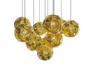 PUFF - LED brass pendant lamp - Ceiling lamp by Tom Dixon