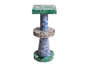 SWIRL TABLE XL - Marble high side table - Coffee table by Tom Dixon