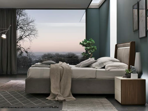 BAHIA - Double bed with integrated lighting - Bed frame by Tomasella