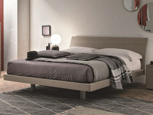 CLIO - Wooden double bed - Bed frame by Tomasella