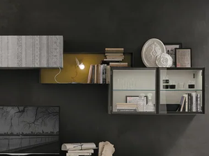 ELEMENTO Z - Open metal wall cabinet - Cabinet by Tomasella