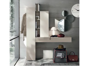 INGRESSI - Sectional wall-mounted hallway unit - Cabinet by Tomasella