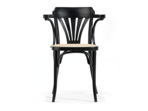 24 - Beech chair with armrests - Chair by TON