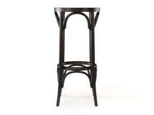 73 - High beech stool with footrest - Stool by TON