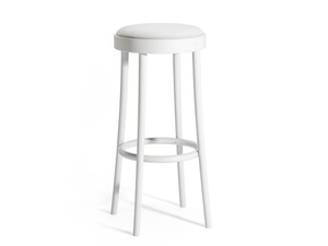 822 - High wooden stool with integrated cushion - Accessories by TON