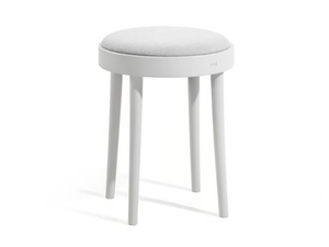 822 - Low wooden stool with integrated cushion - Accessories by TON