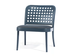 822 - Wooden easy chair with integrated cushion - Accessories by TON