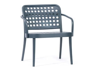 822 - Wooden lounge armchair - Armchair by TON