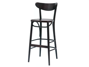 BANANA - High stool with footrest - Stool by TON