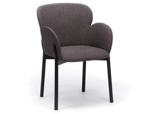 GINGER_37 - Upholstered fabric chair with armrests - Chair by TON