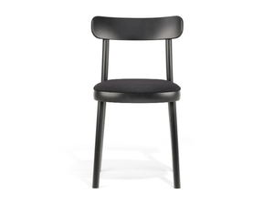 LA ZITTA - Beech chair with integrated cushion - Accessories by TON