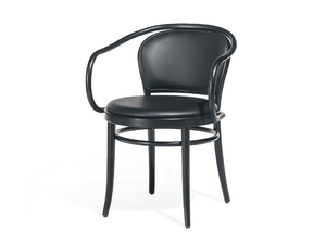 N° 33 - Wooden chair with armrests - Chair by TON