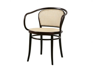N° 33 - Wooden chair with armrests - Chair by TON