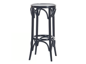 N° 73 - High wooden barstool - Stool by TON