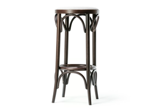 N° 73 - High wooden barstool - Stool by TON