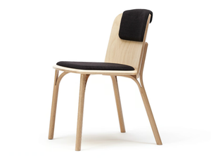 SPLIT - Upholstered wooden chair - Chair by TON