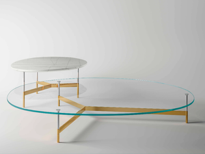 AFTER9 - Coffee table with glass top - Coffee table by Tonelli Design