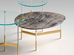 AFTER9 - Coffee table with marble top - Coffee table by Tonelli Design