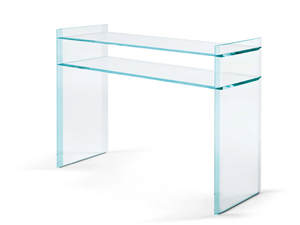 QUILLER - Glass console table - Console by Tonelli Design