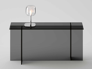 SESTANTE - Rectangular glass console table - Console by Tonelli Design