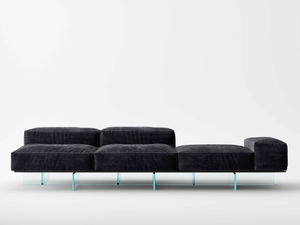 SOFT GLASS - Sectional fabric sofa - Sofa by Tonelli Design