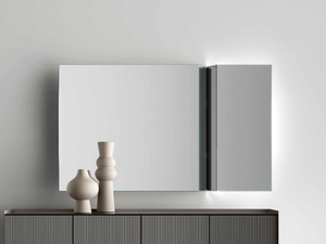 SPLIT - Rectangular wall-mounted mirror - Accessories by Tonelli Design