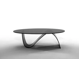 ALISSA - Round glass coffee table - Coffee table by Tonin Casa