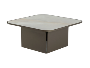 BLOOM - Square low painted metal coffee table - Coffee table by Tonin Casa