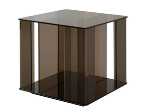 DEDALO - Low square glass coffee table - Coffee table by Tonin Casa