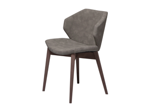 GLAM - Upholstered chair with wooden base - Chair by Tonin Casa