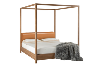 HAVANA - Canopy bed with upholstered headboard - Bed frame by Tonin Casa